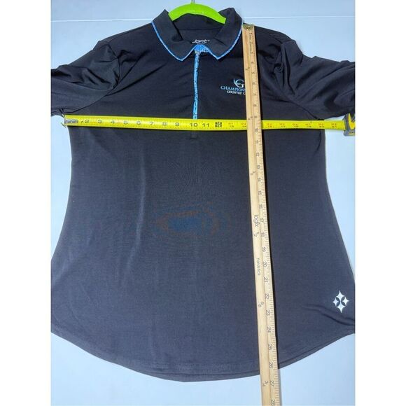 Jofit  Champion Gate Golf Club Logo Womens Black Long Sleeve T-shirt Size L - Picture 9 of 10